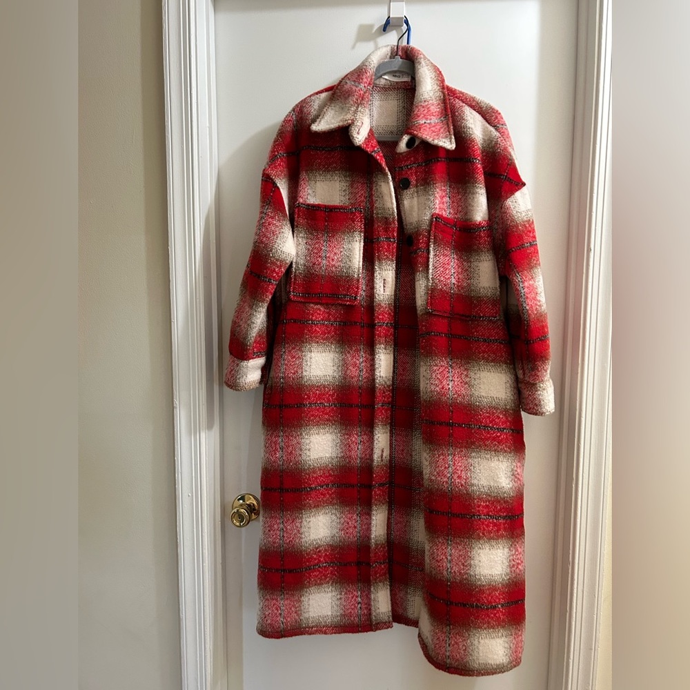 Mango blanket coat